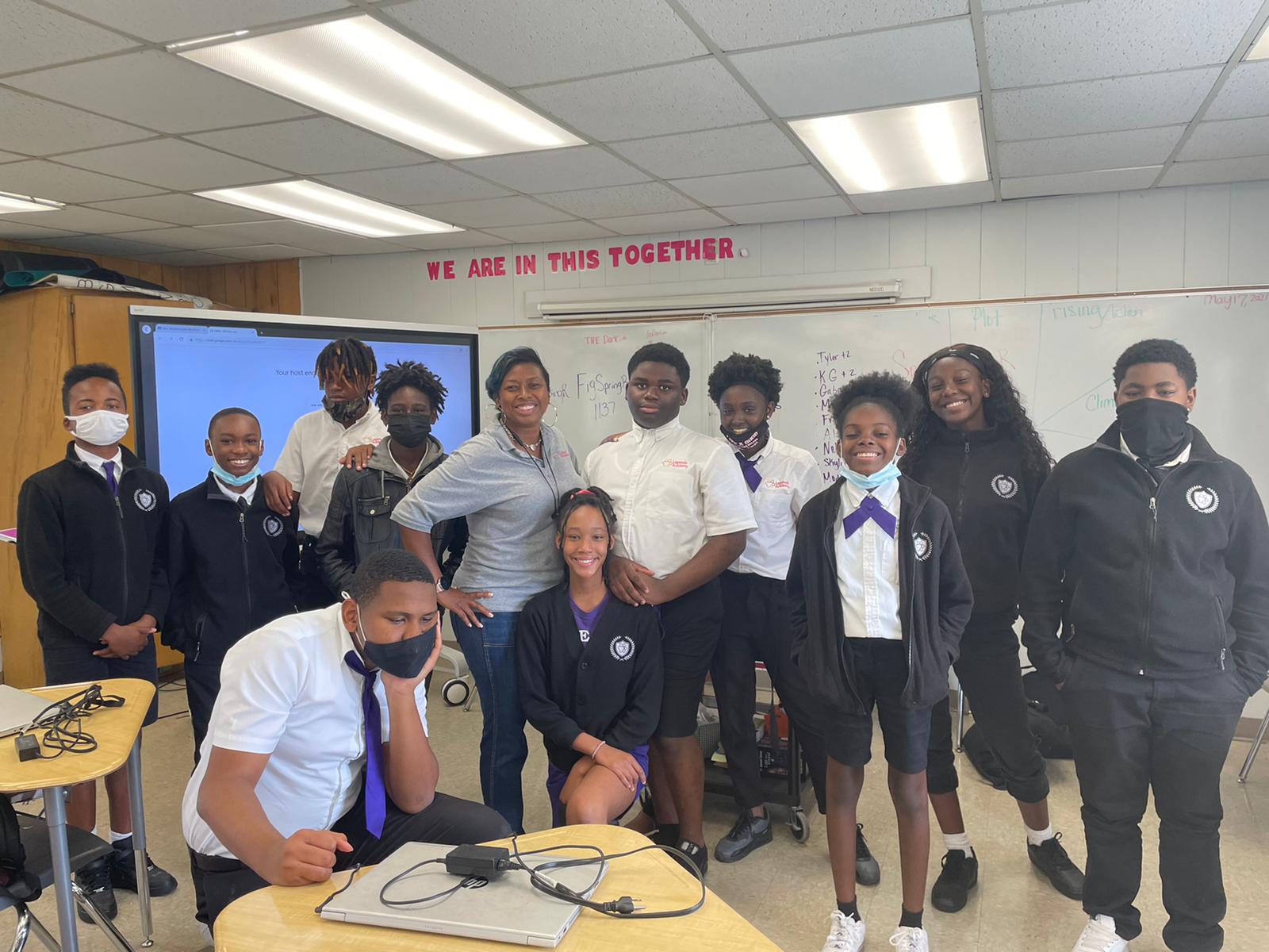 Student engaged in a tutoring session